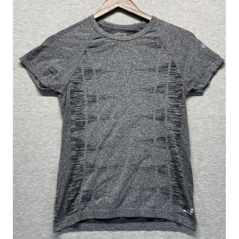 BCG Athletic T Shirt Womens XS Heather Gray Marled Workout Running Gym Training